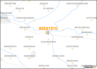 map of Bogatoye