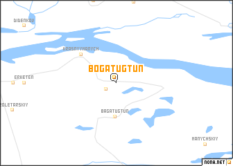 map of Boga Tugtun