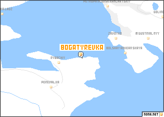 map of Bogatyrevka