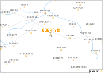 map of Bogatyri