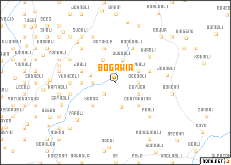 map of Bogawia
