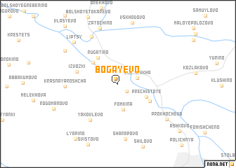 map of Bogayevo