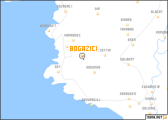 map of Boğaziçi