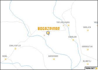 map of Boğazpınar