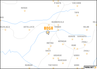 map of Boga