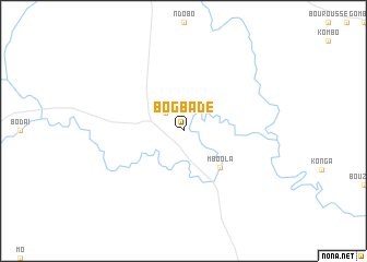 map of Bogbadé