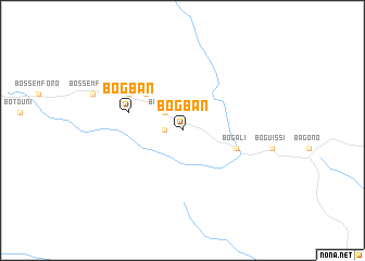 map of Bogban