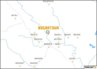 map of Bogbatoua