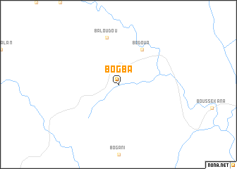 map of Bogba