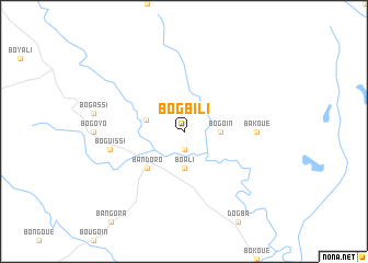 map of Bogbili