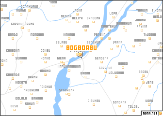 map of Bogboabu