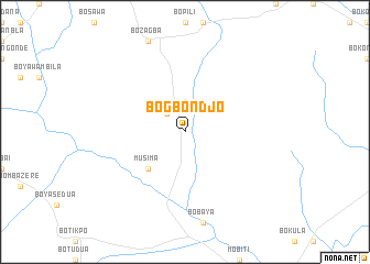 map of Bogbondjo