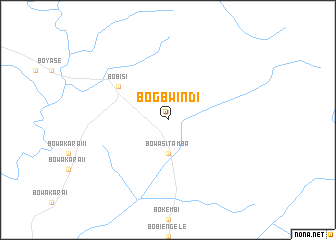 map of Bogbwindi