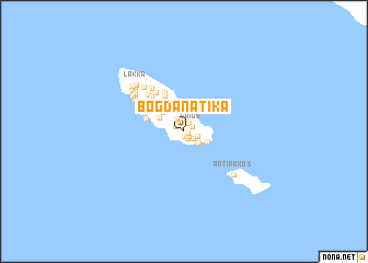 map of Bogdanátika