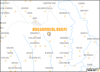 map of Bogdana Voloşeni