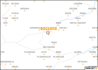 map of Bogdana