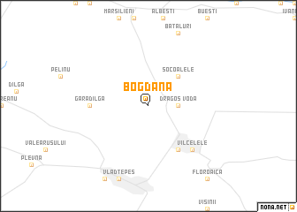 map of Bogdana