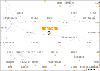 map of Bogdand