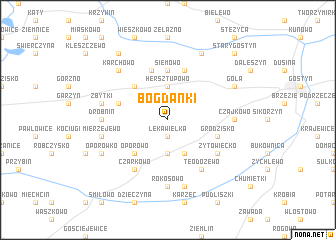 map of Bogdanki