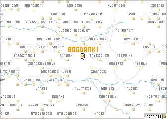 map of Bogdanki