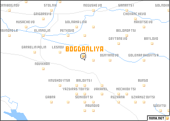 map of Bogdanliya