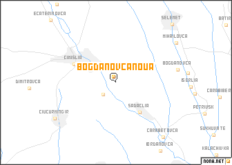 map of Bogdanovca Nouă