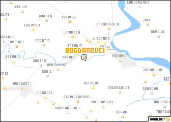 map of Bogdanovci