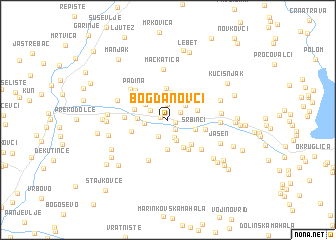 map of Bogdanovci