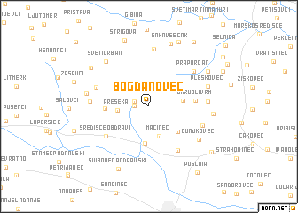 map of Bogdanovec