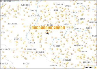 map of Bogdanovića Brdo