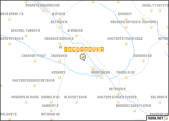 map of Bogdanovka