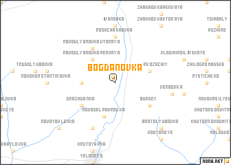 map of Bogdanovka