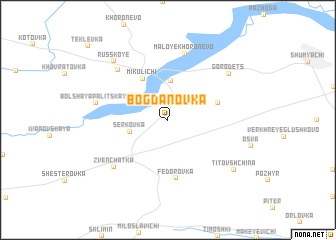 map of Bogdanovka