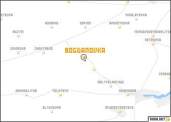map of Bogdanovka