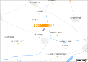 map of Bogdanovka