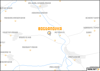 map of Bogdanovka