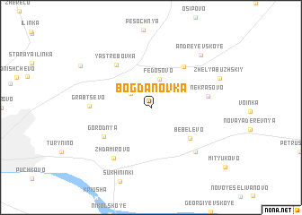 map of Bogdanovka