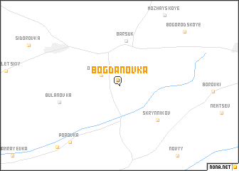 map of Bogdanovka