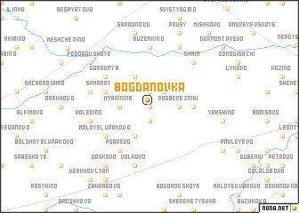 map of Bogdanovka