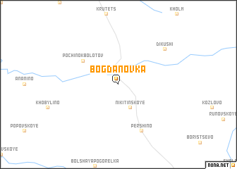 map of Bogdanovka