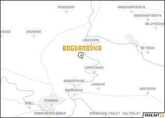 map of Bogdanovka