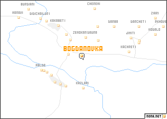 map of Bogdanovka