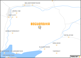 map of Bogdanovka