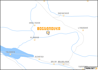 map of Bogdanovka