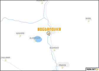 map of Bogdanovka