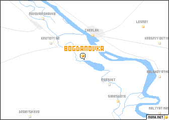 map of Bogdanovka