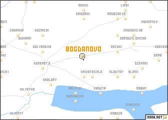 map of Bogdanovo