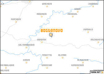 map of Bogdanovo