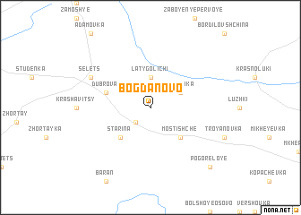 map of Bogdanovo