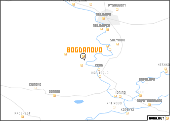 map of Bogdanovo